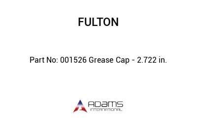 001526 Grease Cap - 2.722 in.