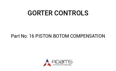 16 PISTON.BOTOM COMPENSATION