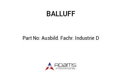 Ausbild. Fachr. Industrie D									