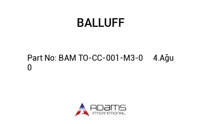 BAM TO-CC-001-M3-0	4.Ağu	0							