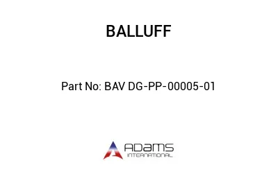 BAV DG-PP-00005-01									