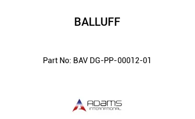 BAV DG-PP-00012-01									