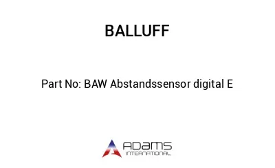 BAW Abstandssensor digital E									