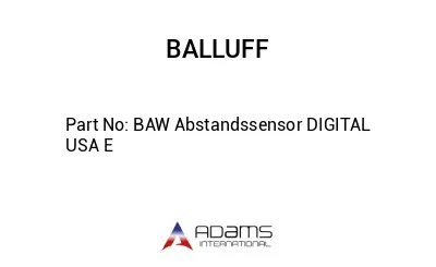 BAW Abstandssensor DIGITAL USA E									