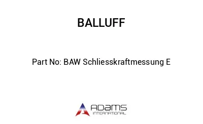 BAW Schliesskraftmessung E									