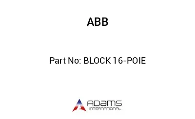 BLOCK 16-POIE