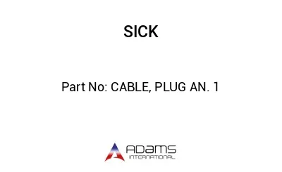 CABLE, PLUG AN. 1