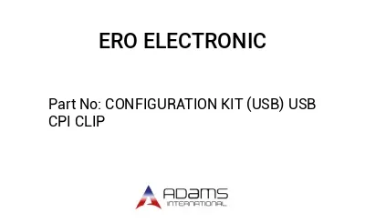 CONFIGURATION KIT (USB) USB CPI CLIP