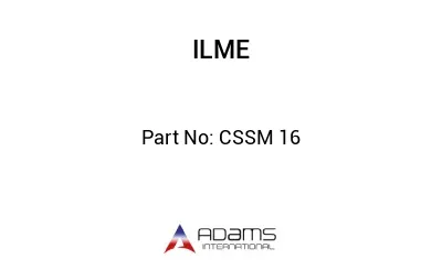 CSSM 16