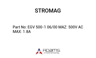 EGV 500-1 06/00 MAZ: 500V AC MAX: 1.8A