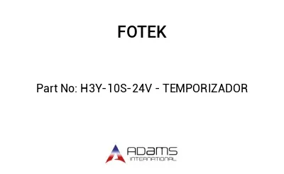 H3Y-10S-24V - TEMPORIZADOR
