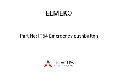IP54 Emergency pushbutton