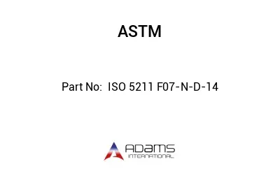  ISO 5211 F07-N-D-14