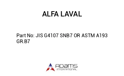 JIS G4107 SNB7 OR ASTM A193 GR.B7