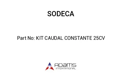 KIT CAUDAL CONSTANTE 25CV