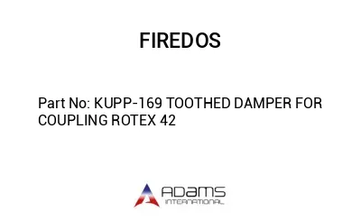 KUPP-169 TOOTHED DAMPER FOR COUPLING ROTEX 42