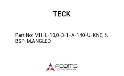 MH-L-10,0-3-1-A-140-U-KNE, ½ BSP-M,ANGLED