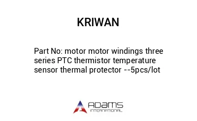 motor motor windings three series PTC thermistor temperature sensor thermal protector --5pcs/lot