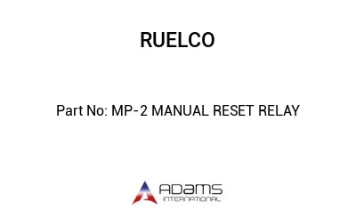 MP-2 MANUAL RESET RELAY