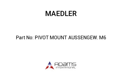 PIVOT MOUNT AUSSENGEW. M6