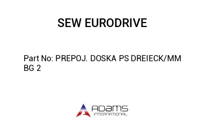 PREPOJ. DOSKA PS DREIECK/MM BG 2