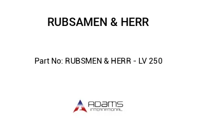 RUBSMEN & HERR - LV 250