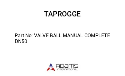 VALVE BALL MANUAL COMPLETE DN50